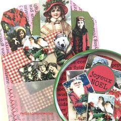 Vintage Christmas Collage Sheets