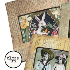 6 Chipboard Photo Slide Mount Collection