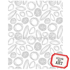 Scary Nights Halloween Cling Mount Rubber Stamp