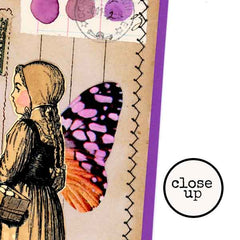 Art Girls Cling Mount Rubber Stamps