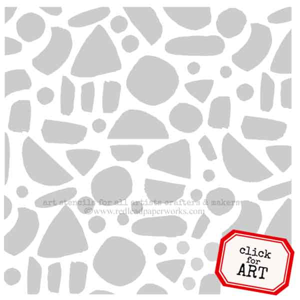 Art Canvas Stencil 6 x 6