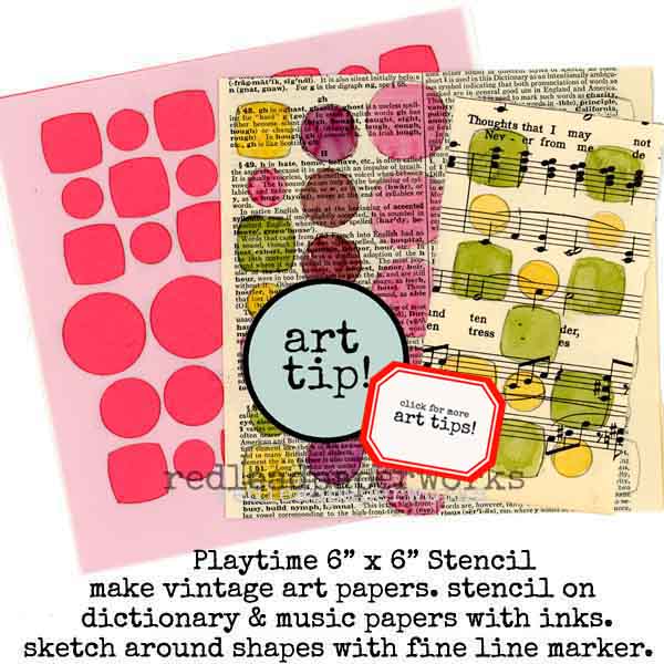 Stencil Art Tips Free with Any Product Purchase.