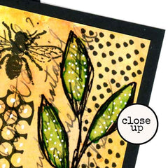 A Morning in the Garden Petite Rubber Stamp