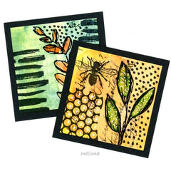 A Morning in the Garden Petite Rubber Stamp