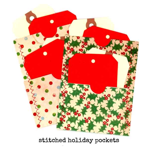 2 Stitched Holiday Double Pockets