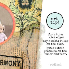 Wood Mounted Harmony Rubber Stamp