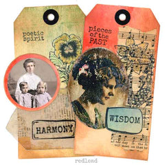 Wood Mounted Wisdom Rubber Stamp