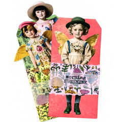 Morning Sunshine Mixed Media Tag