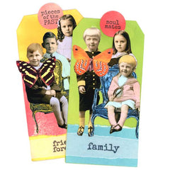 Mixzed Media Collaged Art Tag