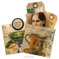 Tea Bag Envelopes Collage Sheet Collection SAVE 30%