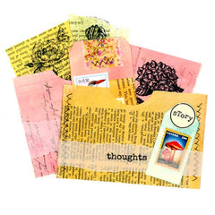 Painted Mixed Media Envelopes and Tags