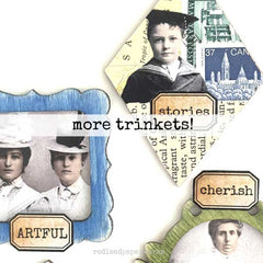 Mixed Media Collage Trinket Art