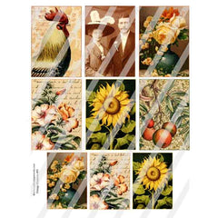 Vintage Elements 493 Autumn Collage Sheet