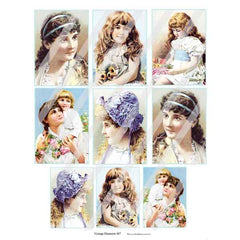 Artist Trading Card Collage Sheets