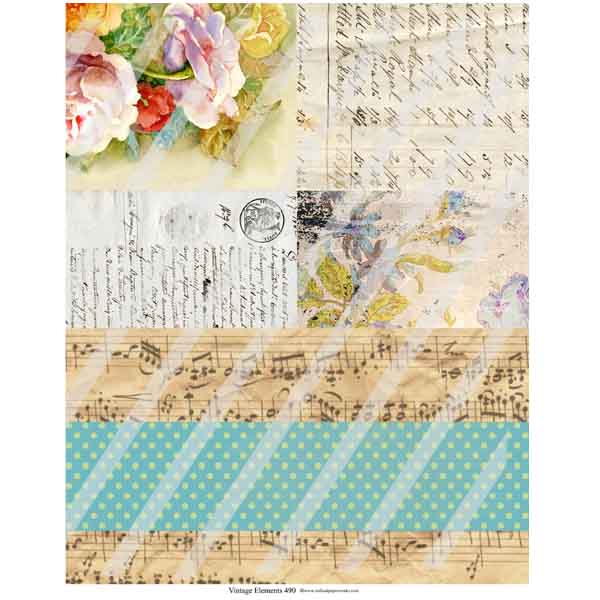 Vintage Elements 490 Collage Paper