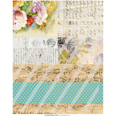 Vintage Elements Collage Paper