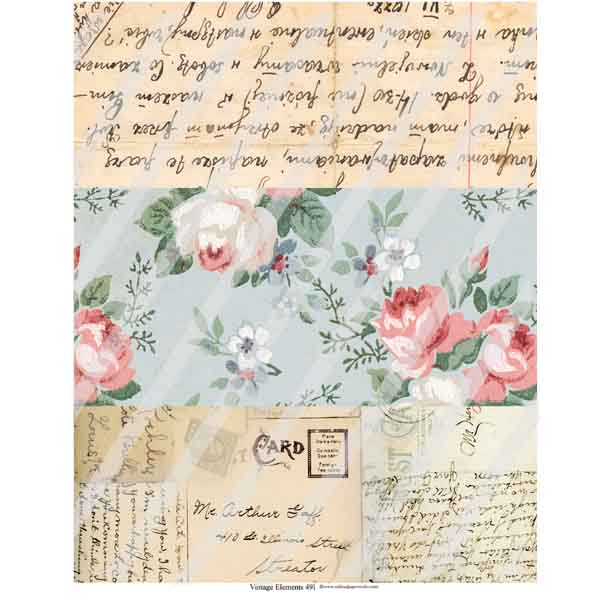 Vintage Elements 491 Collage Paper