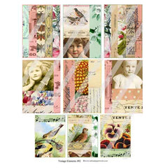 Artist Trading Card Collage Sheets
