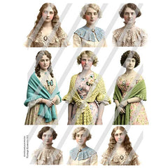 Vintage Elements 621 Gilded Era Paper Dolls 