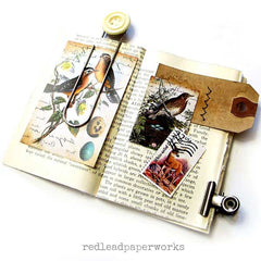 Stitched Mixed Media Gardening Junk Journal