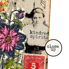 Dahlia Flower Rubber Stamp