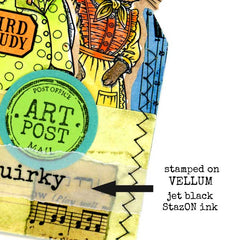 Mixed Media Whimsical Art Tags