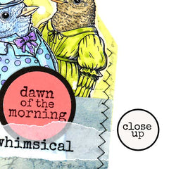 Stitched and Stamped Whimsical Art Cards