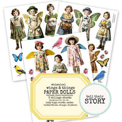 Whimsical Wings Collage Sheet Collection