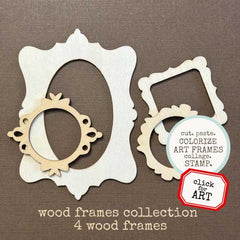 4 Wood Frames in the Wood Frames Collaection