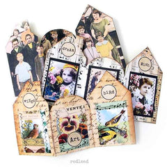 2 Die Cut Chip Board House Folders