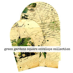Green Gardens Square Envelope Collection