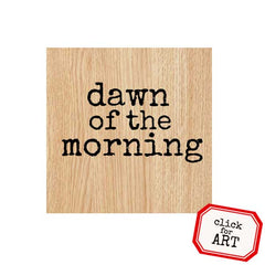 Wood Mounted Word Rubber Stamps