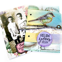 Follow Your Dream Bird Rubber Stamp