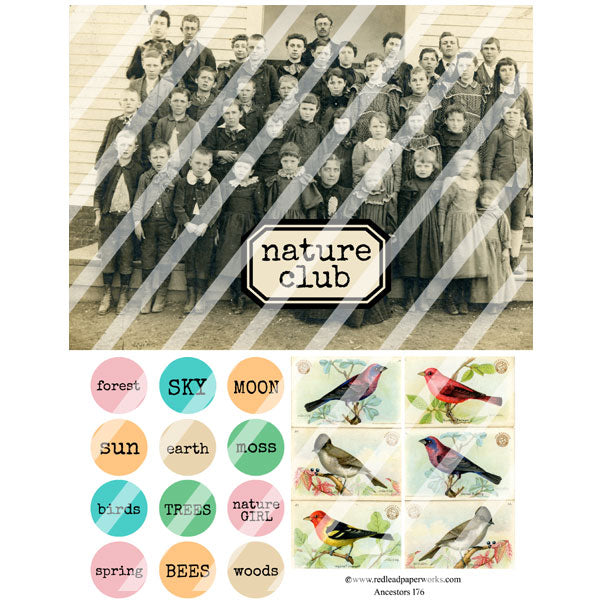 Ancestors 176 Collage Sheet