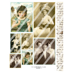 Ancestors 177 Collage Sheet
