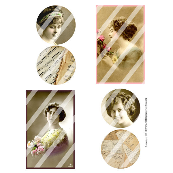 Ancestors 178 Collage Sheet