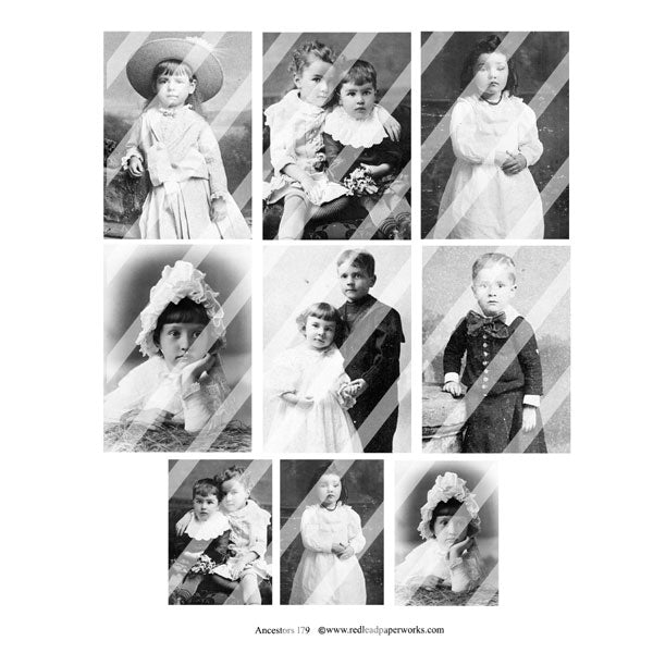 Ancestors 179 Collage Sheet