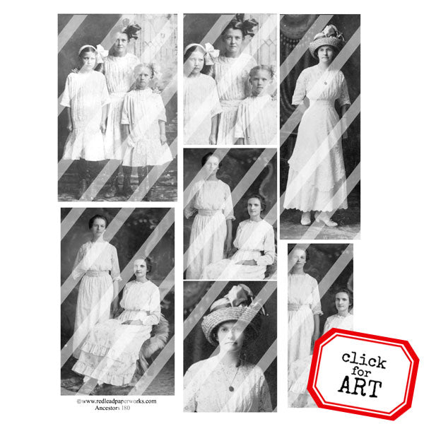 Ancestors 180 Collage Sheet