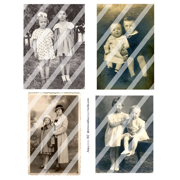 Ancestors 182 Collage Sheet