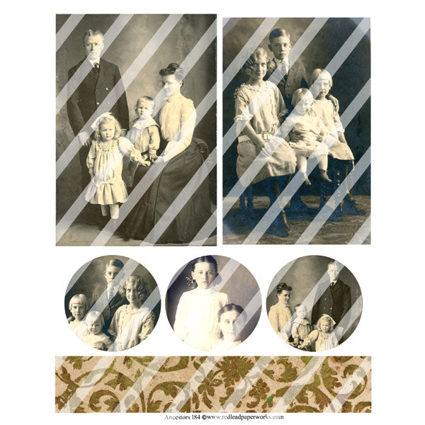 Ancestors 184 Collage Sheet