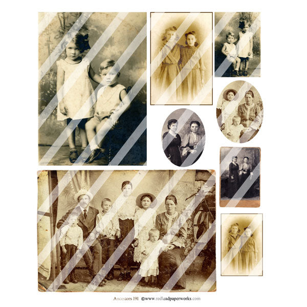 Ancestors 191 Collage Sheet