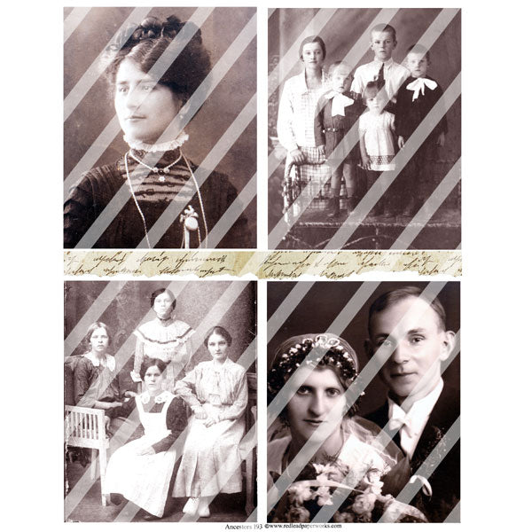 Ancestors 193 Collage Sheet