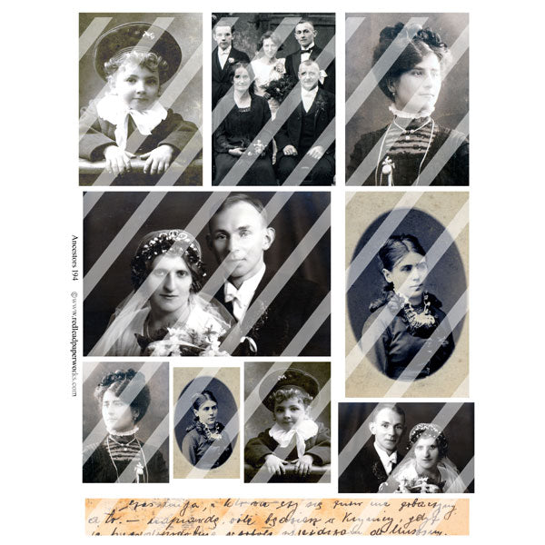 Ancestors 194 Collage Sheet