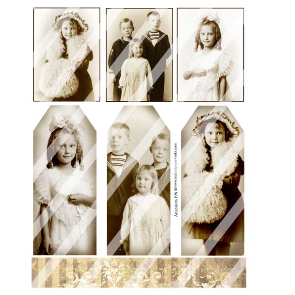 Ancestors 196 Collage Sheet