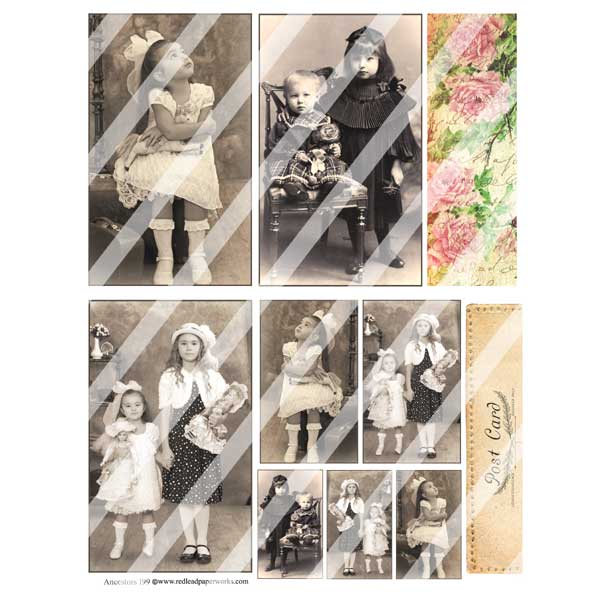 Ancestors 199 Collage Sheet