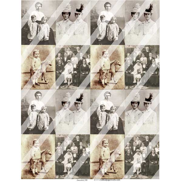 Ancestors 200 Collage Sheet