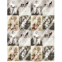Vintage Photos Collage Sheet