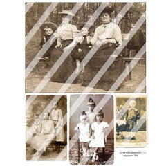 Vintage Photos Collage Sheet