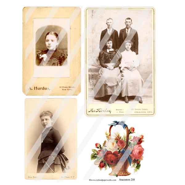 Ancestors 218 Collage Sheet