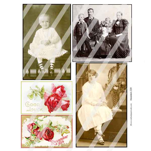 Ancestors 220 Collage Sheet